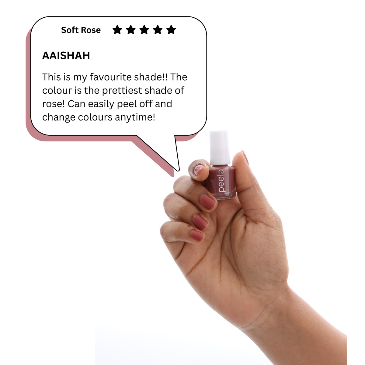 Peela Peelable Nail Polish Discovery Set 5ml x 4 Shade Collection
