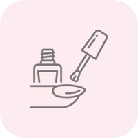 Icon showing how to apply Peela nail polish